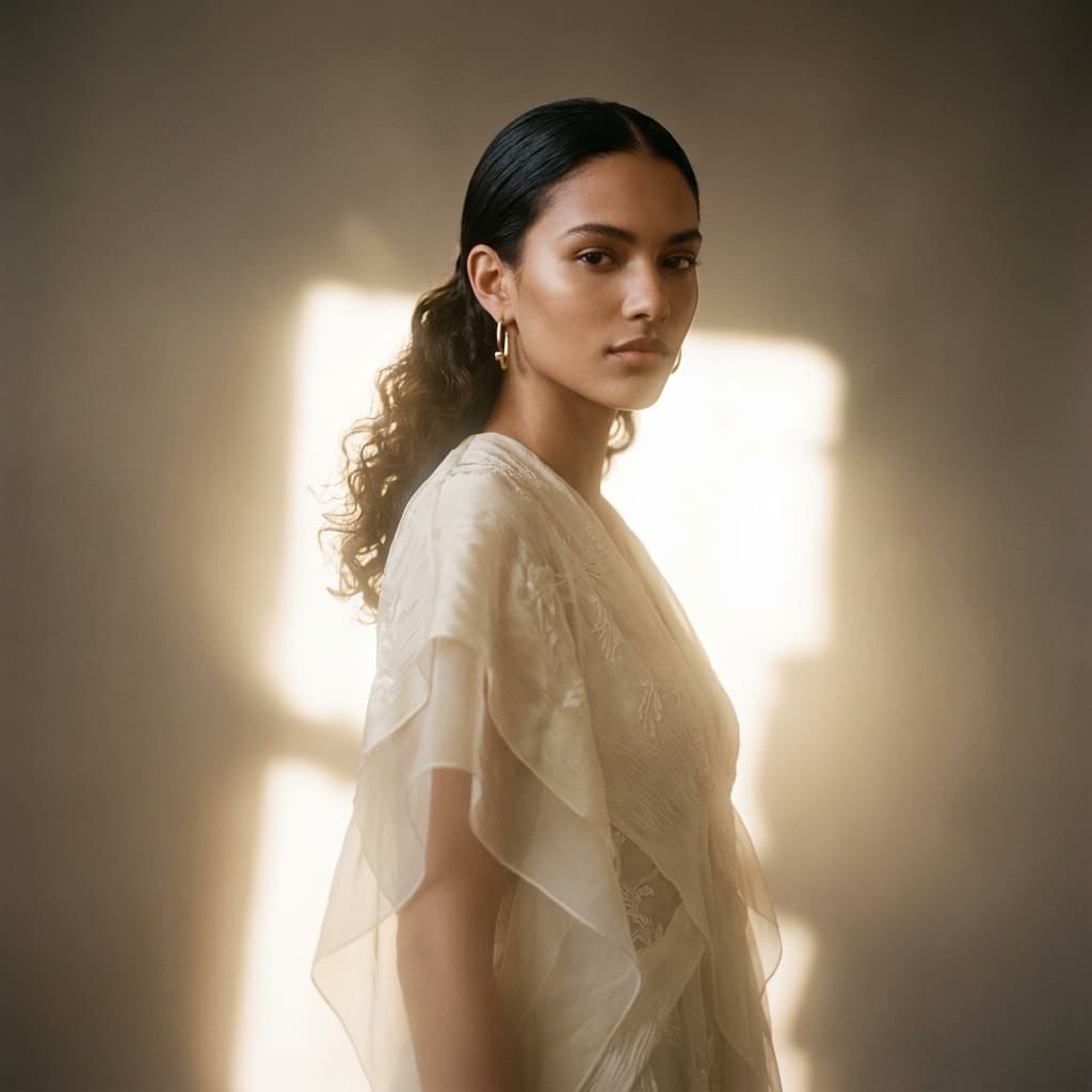 AI Model Creation - editorial fashion photography