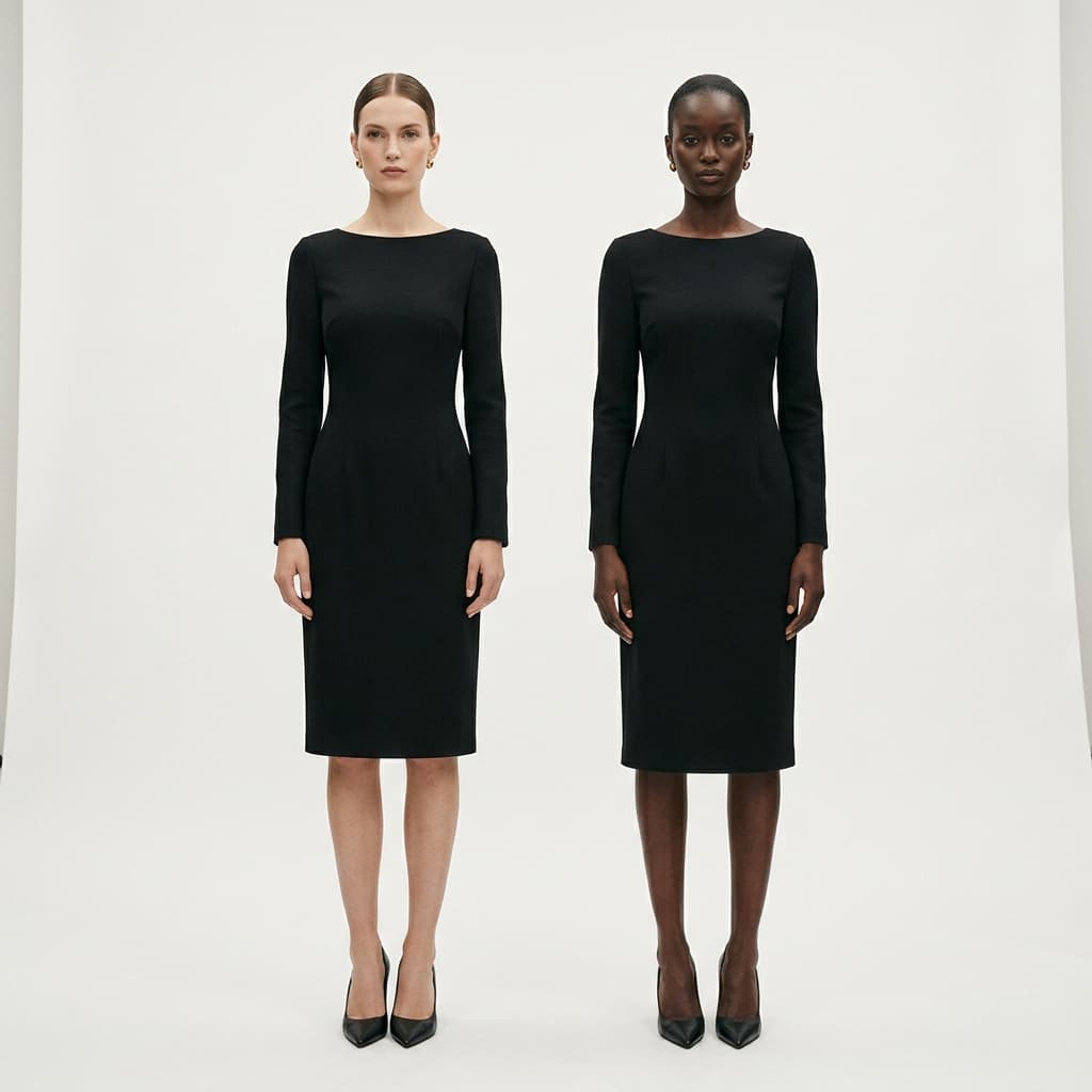 Model Swap - editorial fashion photography