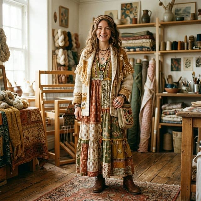 AI generated model photography for Etsy handmade fashion